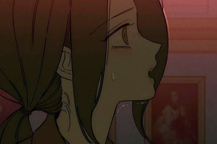 Manhwa Lágrimas Sobre Flores Murchas (Tears on a Withered Flower) Capítulo 85 PT BR Taeha Ficou Muito Zangado Porque Haesoo Foi Magoada